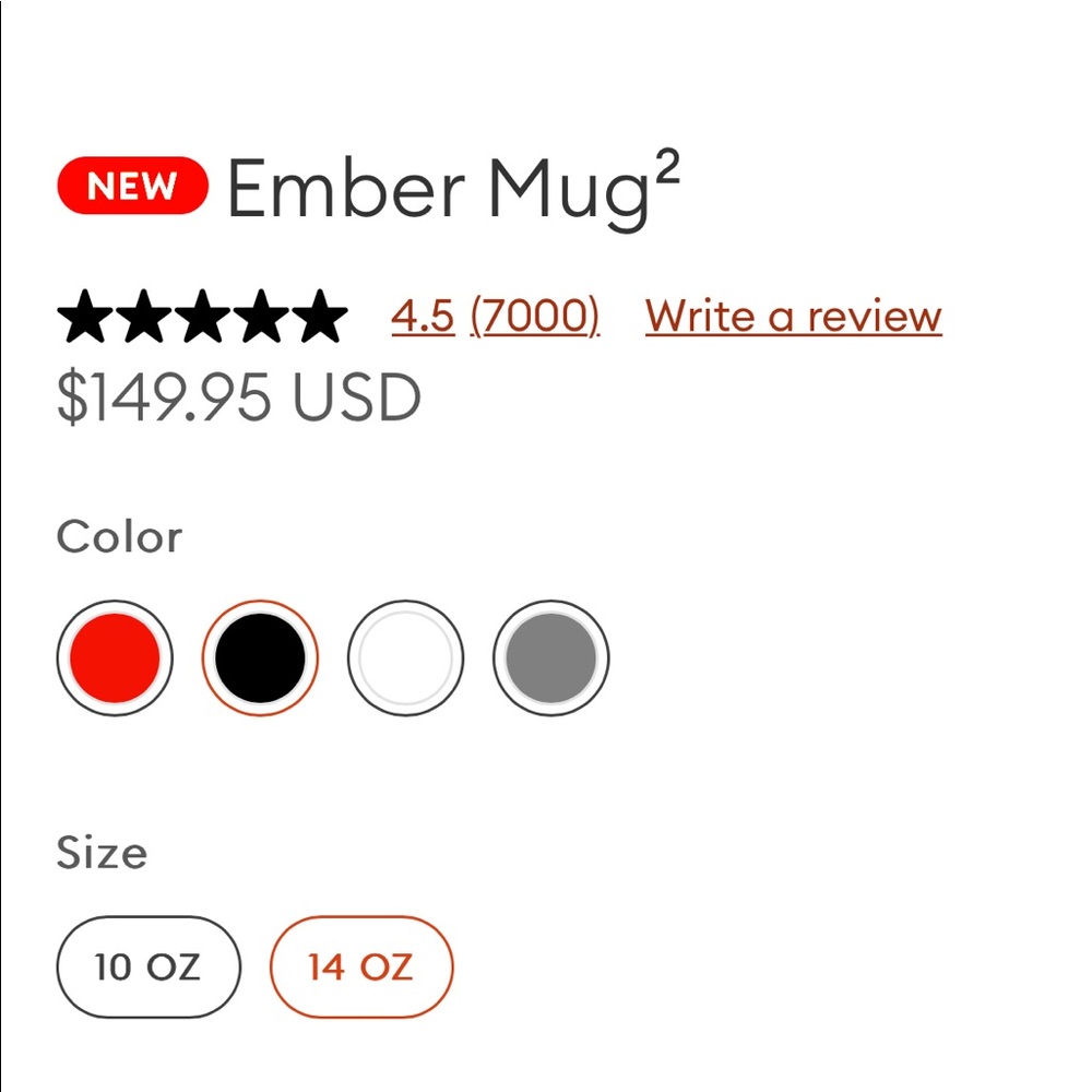 Brand New Ember Mug 2